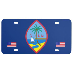 Guam USA License Plate Frames