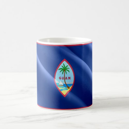 Guam _ Waving Flag _ Coffee Mug