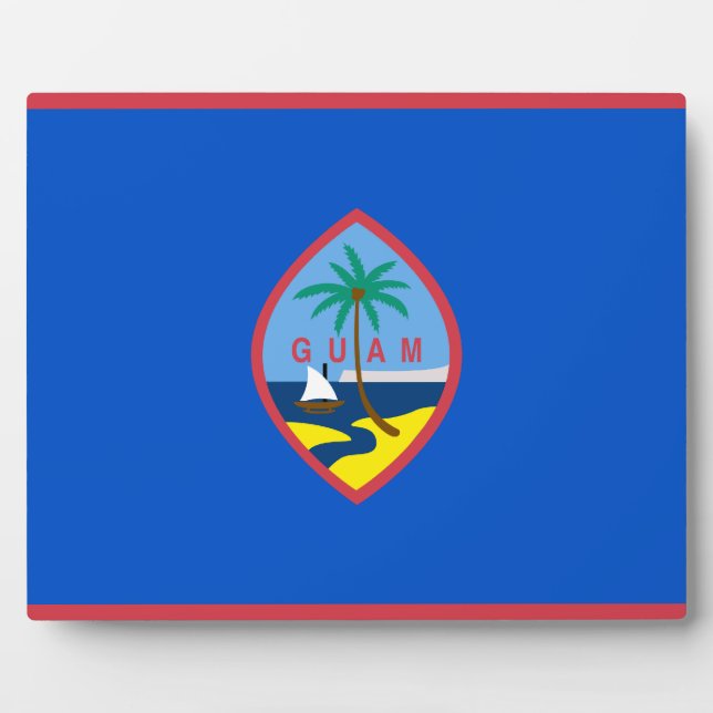 Guamanian Flag Plaque (Front)