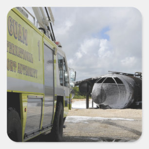 Guam's WONPAT Airport Square Sticker