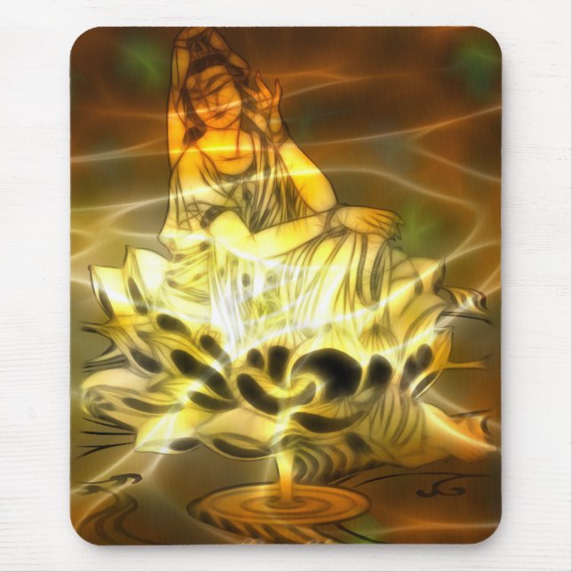 Guan Yin Energy Mouse Pad (Front)