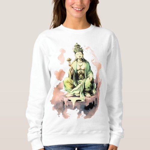 Guan Yin Quan Yin Mother Of Compassion Sweatshirt