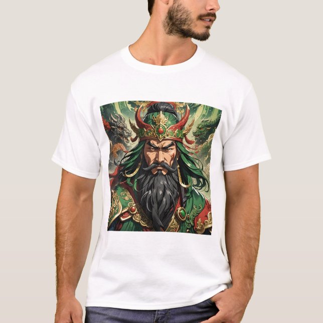 Guan Yu, Romance of the Three Kingdoms - T-Shirt (Front)