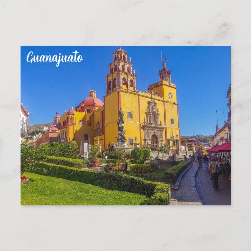 Guanajuato Mxico Baslica Postcard