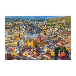 Guanajuato, Mexico - Colorful Cityscape Acrylic Print