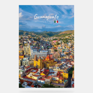 Guanajuato, Mexico - Colorful Cityscape Acrylic Sign