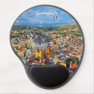 Guanajuato, Mexico - Colorful Cityscape Gel Mouse Pad