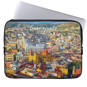 Guanajuato, Mexico - Colorful Cityscape Laptop Sleeve