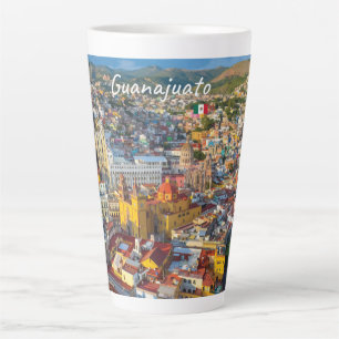 Guanajuato, Mexico - Colorful Cityscape Large Latte Mug