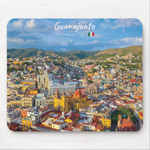 Guanajuato, Mexico - Colorful Cityscape Mouse Pad