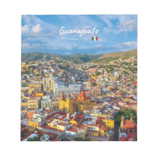 Guanajuato, Mexico - Colorful Cityscape Notepad