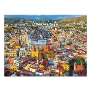 Guanajuato, Mexico - Colorful Cityscape Photo Print