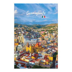 Guanajuato, Mexico - Colorful Cityscape Photo Print