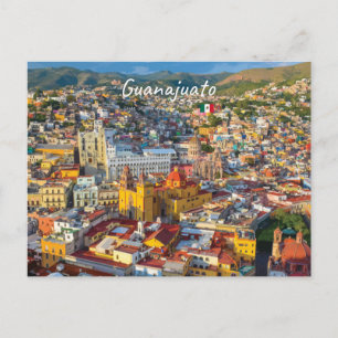 Guanajuato, Mexico - Colorful Cityscape Postcard