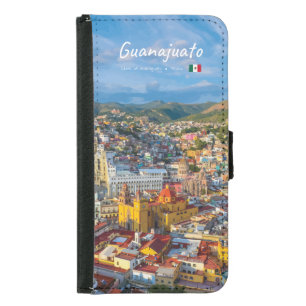 Guanajuato, Mexico - Colorful Cityscape Samsung Galaxy S5 Wallet Case