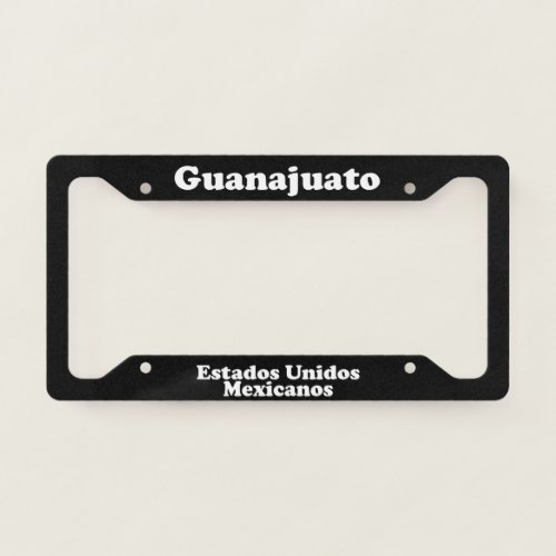 Guanajuato Mexico _ LPF License Plate Frame