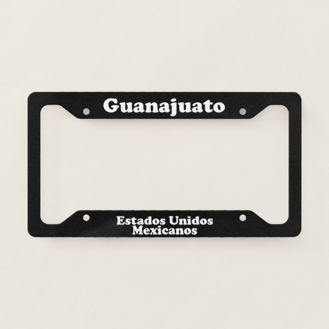 Guanajuato Mexico - LPF License Plate Frame (Front)