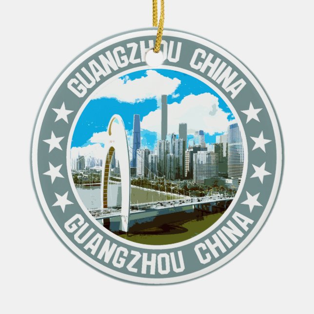 Guangzhou                                          ceramic ornament (Front)