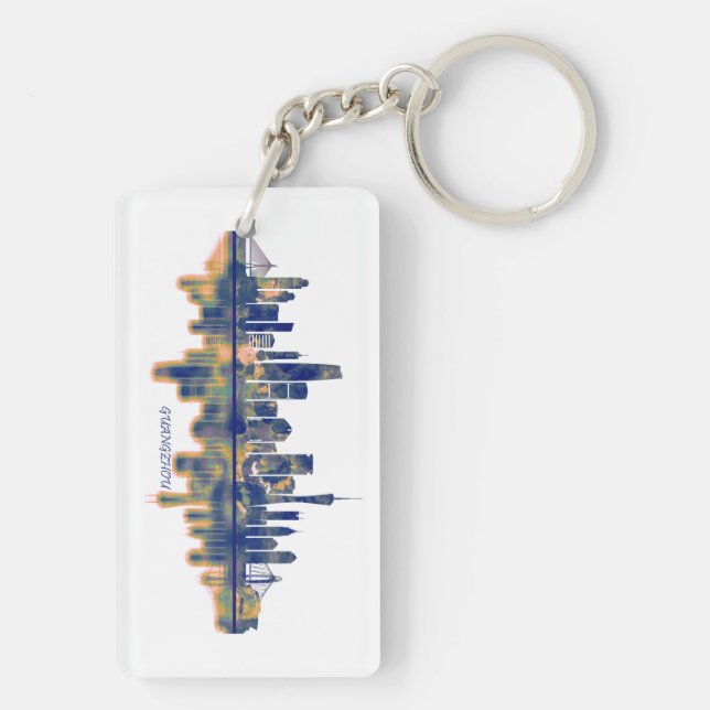 Guangzhou Skyline Keychain (Back)