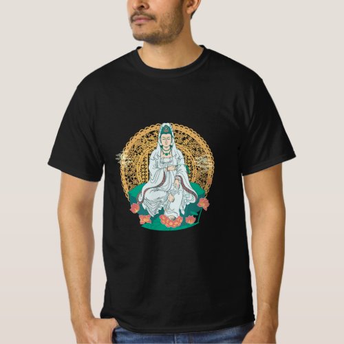 Guanyin Buddha Quan Yin Buddhism Asian Buddhist Gi T_Shirt