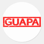 Guapa Stamp Classic Round Sticker