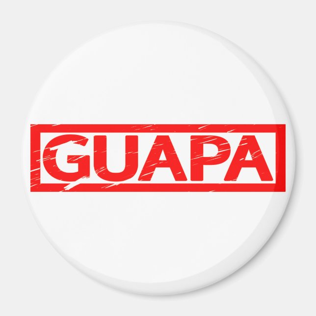 Guapa Stamp Magnet (Front)