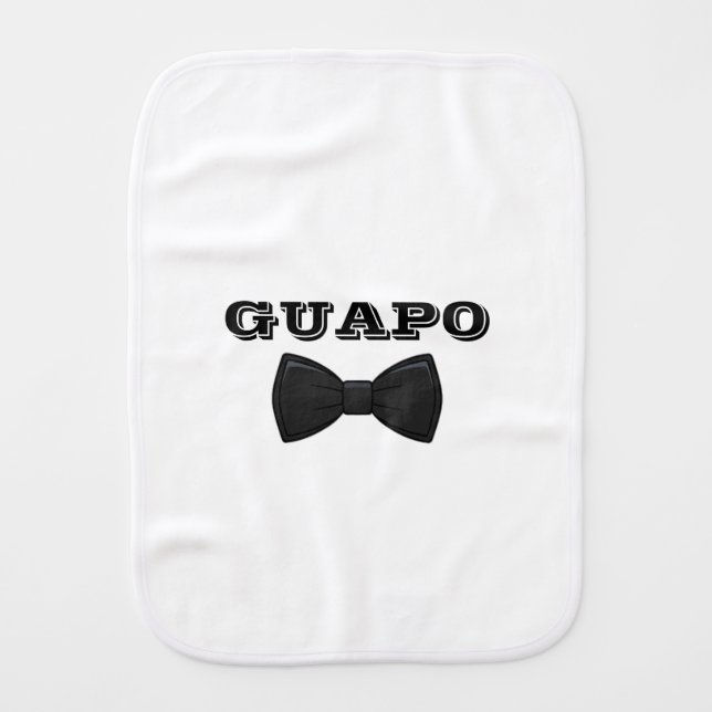 Guapo Burping Cloth (Front)