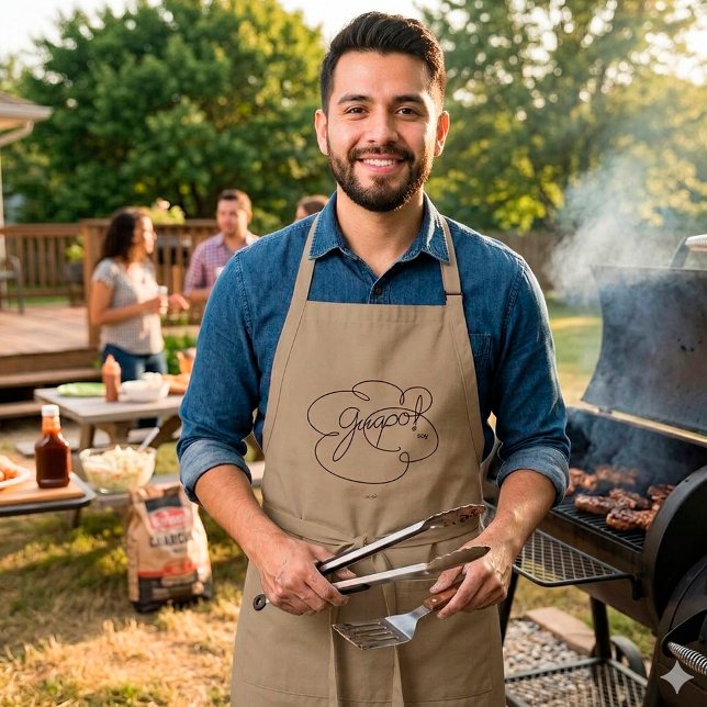 GUAPO soy - Bold CloudS Adult Apron (Guapo Soy... )