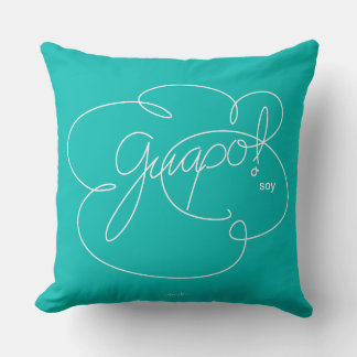 GUAPO soy - Bold CloudS - W Throw Pillow