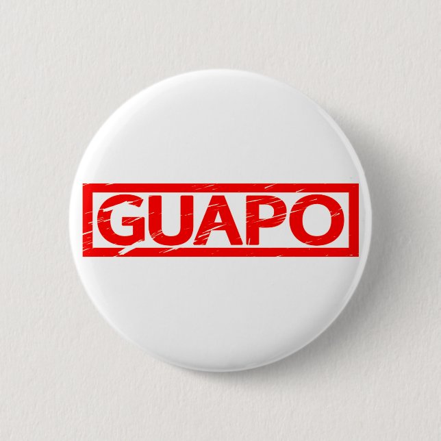 Guapo Stamp Button (Front)