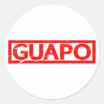Guapo Stamp Classic Round Sticker