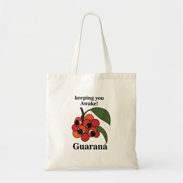 Guarana Fruit Plant Botanical Tote Bag (Front)