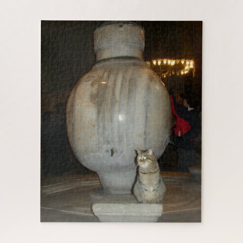 Guard Cat on Duty - Hagia Sophia Jigsaw Puzzle