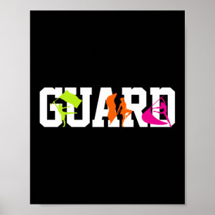 Guard Color Guard Marching Band Poster