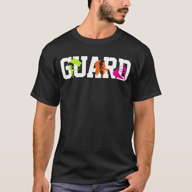 Guard Color Guard Marching Band T-Shirt (Front)