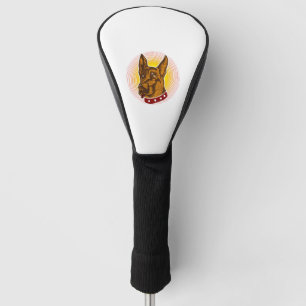 Guard Dog Belgian Malinois Shepherd Golf Head Cover