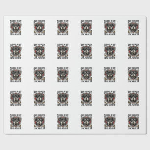 Guard Dog Shirt Vintage Engraved Protector Art_1 Wrapping Paper