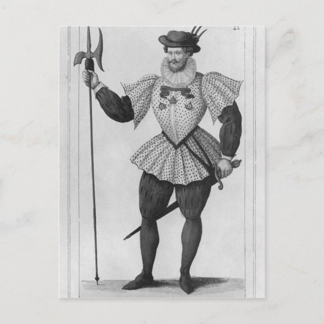 Guard of the provostship of Paris Postcard (Front)