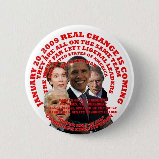 guard our constitution pinback button (Front)
