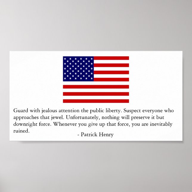 Guard Public Liberty -Patrick Henry Poster (Front)
