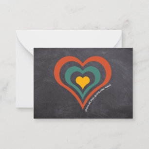 Guard Your Heart Bible Verse Retro Christian Note