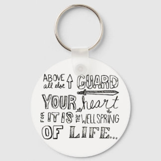 Guard Your Heart keychain