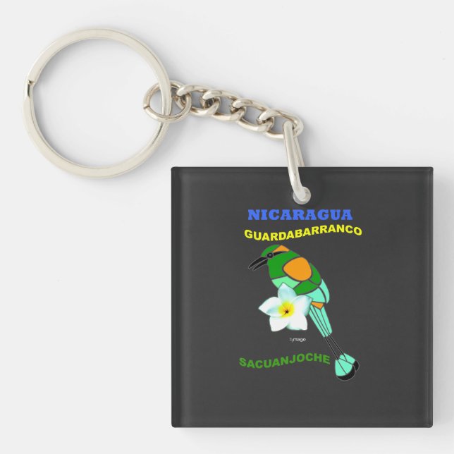 GUARDABARRANCO BIRD KEYCHAIN (Front)