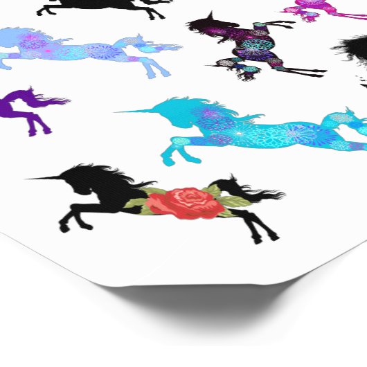 Guarded by Unicorns - Temporary Tattoos (Angled)