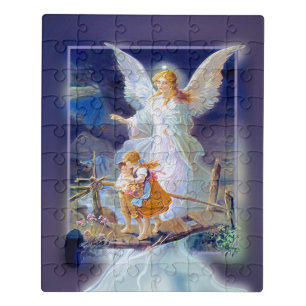 Guardian and with Children and Bridge Jigsaw Puzzle