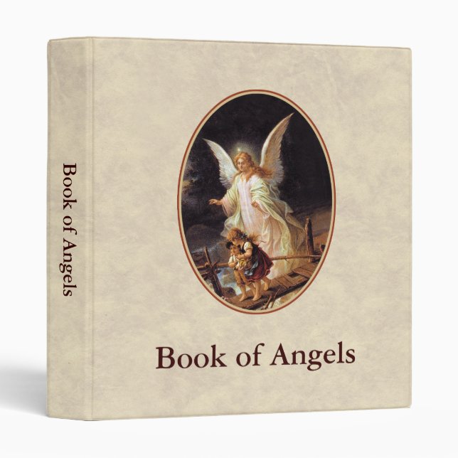 Guardian Angel 3 Ring Binder (Front/Spine)