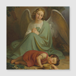 Guardian Angel and Child Kitchen Magnet