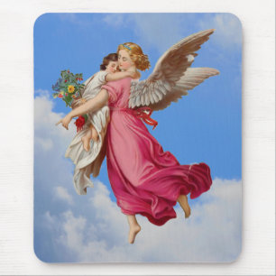 Guardian Angel And Child Mouse Pad