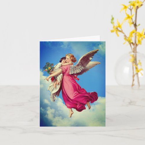 Guardian Angel And Child Note Card