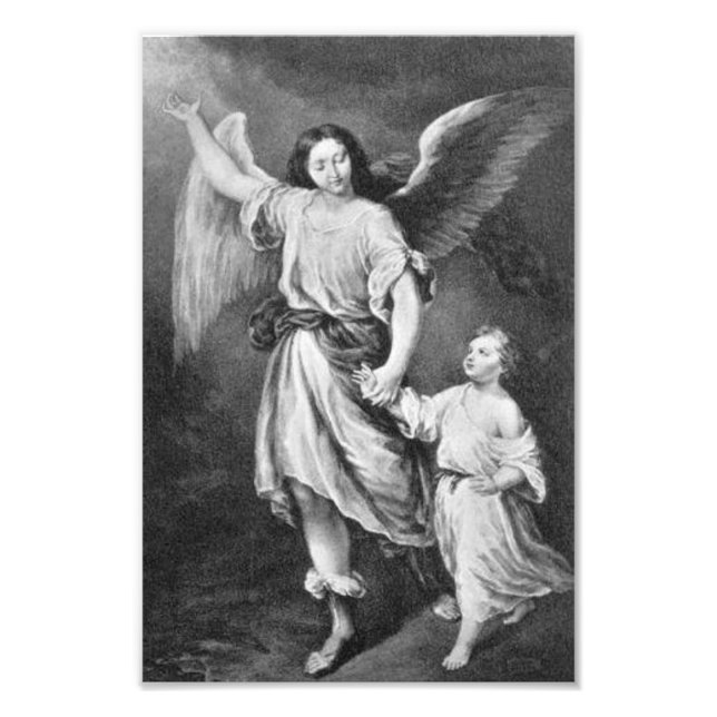 Guardian Angel And Child Photo Print (Front)